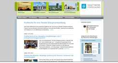 Desktop Screenshot of kraftwerkforschung.info